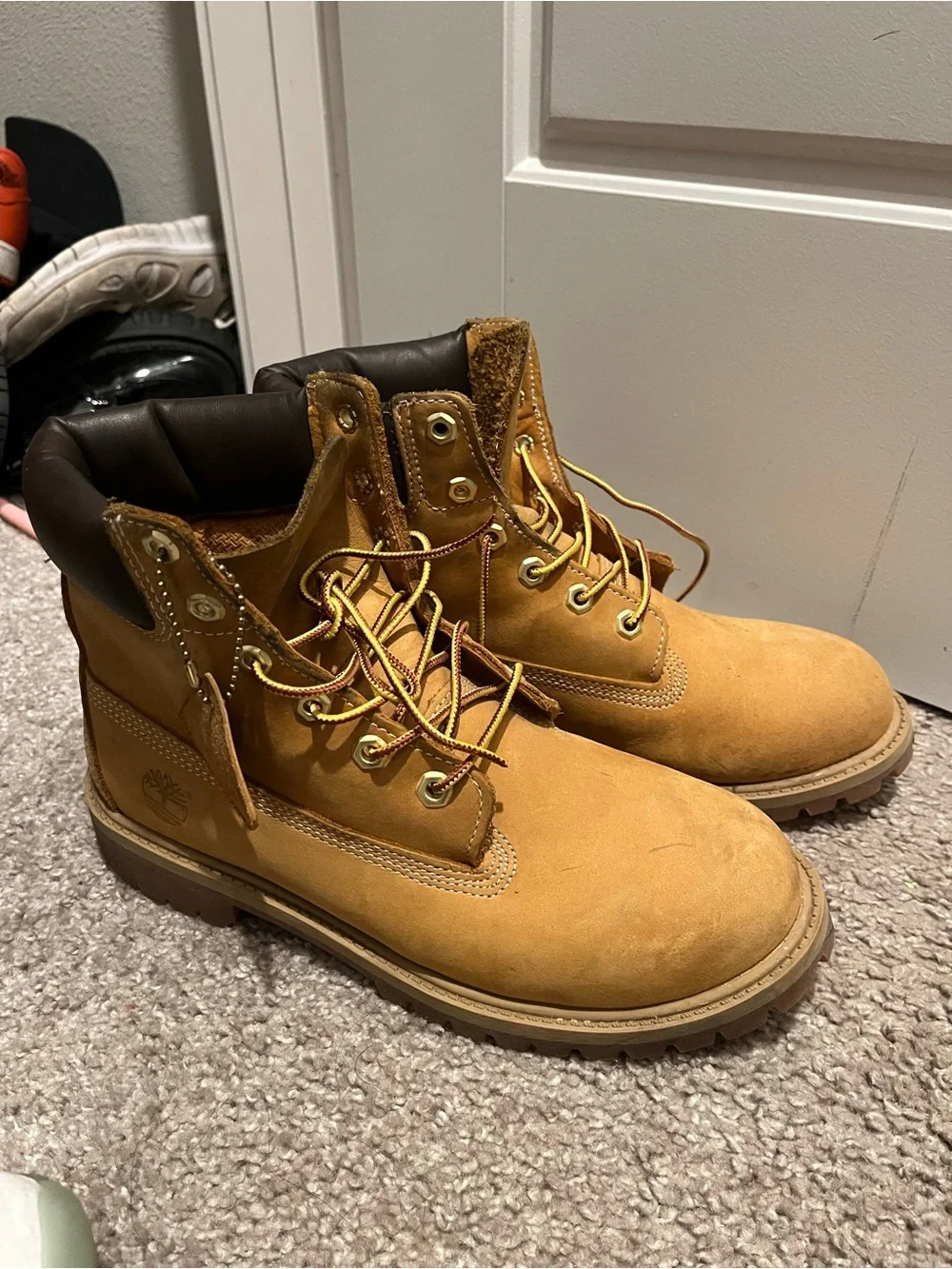 Timberland Men’s Premium Wheat/Tan Work Boots